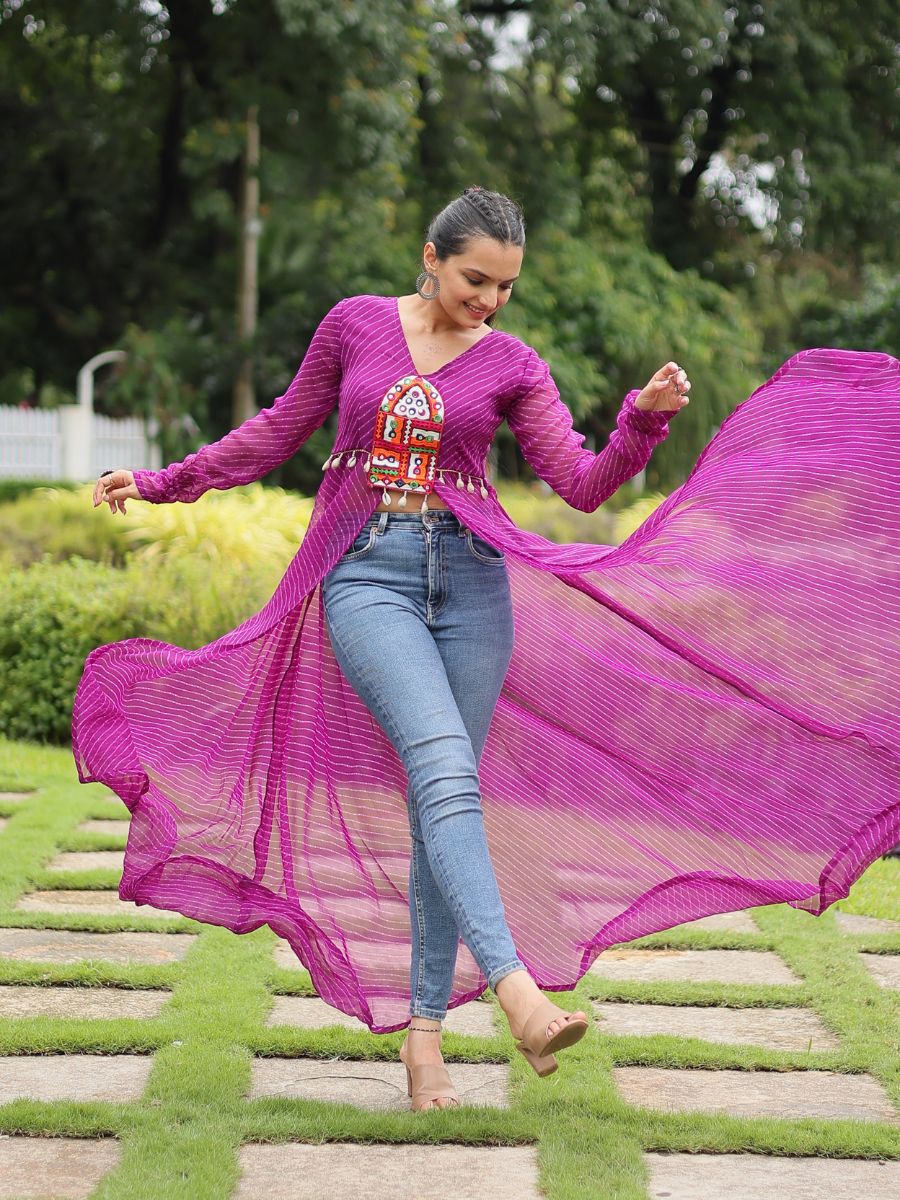 PREMIUM READYMADE DESIGNER FRONT OPEN LONG KURTI COLLECTIONS