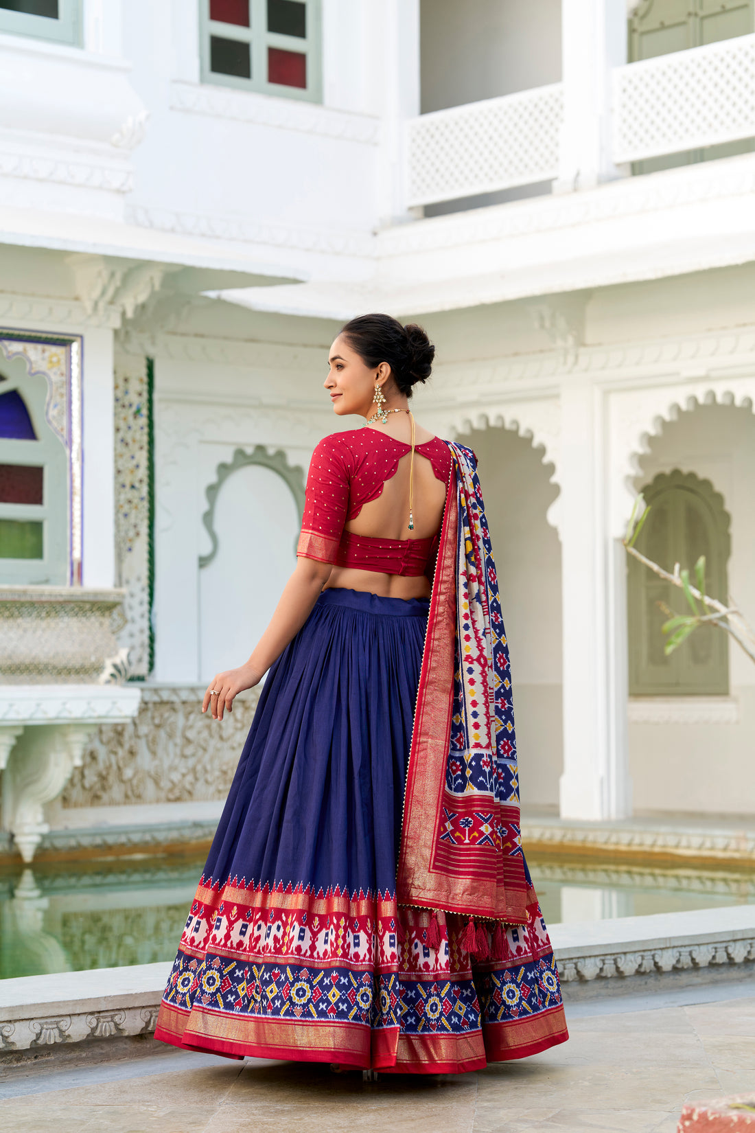 Tussar silk lehenga for festivel  season to charm your look!✨