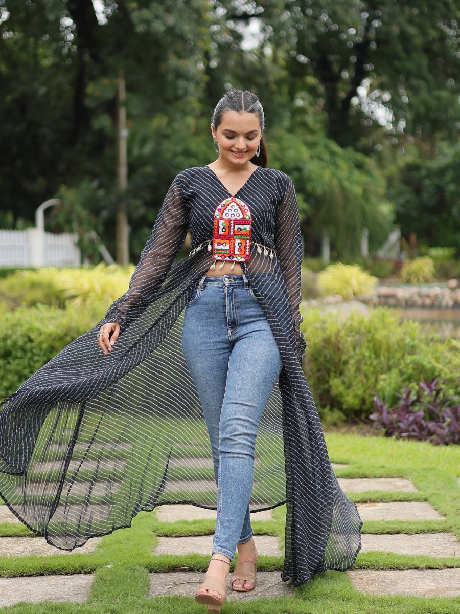 PREMIUM READYMADE DESIGNER FRONT OPEN LONG KURTI COLLECTIONS