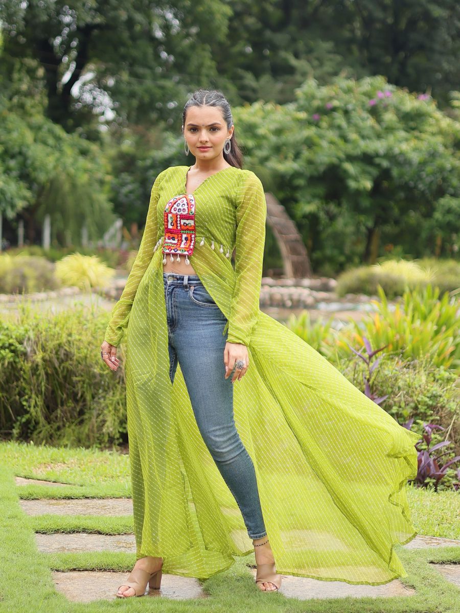 PREMIUM READYMADE DESIGNER FRONT OPEN LONG KURTI COLLECTIONS