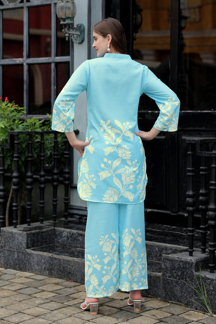 SKY COLOR BEAUTIFUL CO-ORD SET