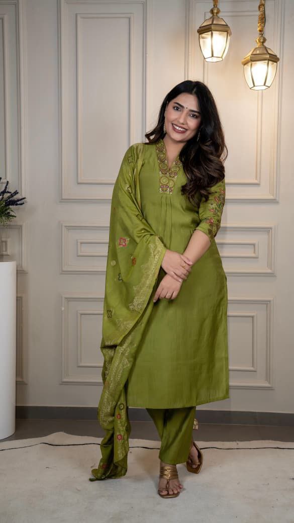 Designers Kurti Pent Dupatta Set