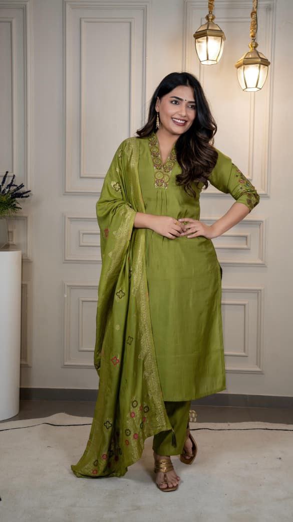 Designers Kurti Pent Dupatta Set