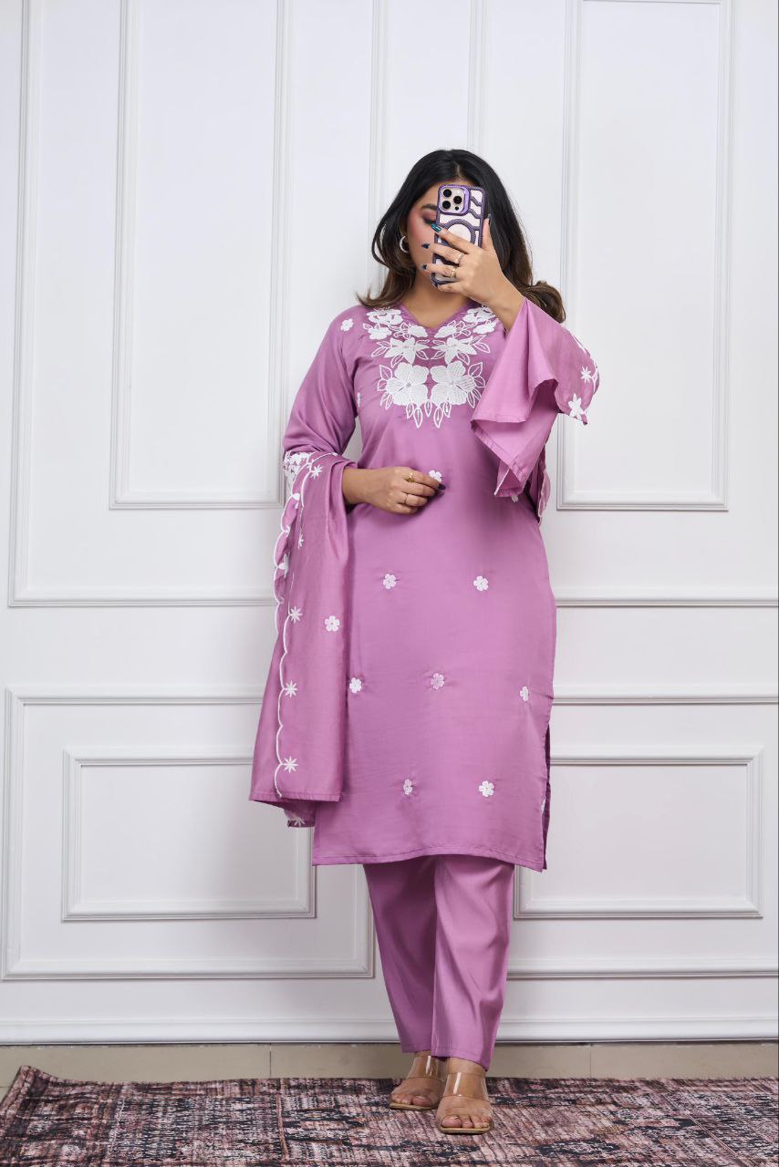 Designers Kurti Pent Dupatta Set
