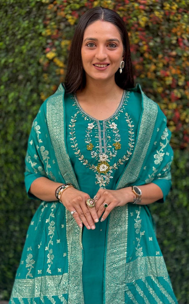 Designers Kurti Pent Dupatta Set