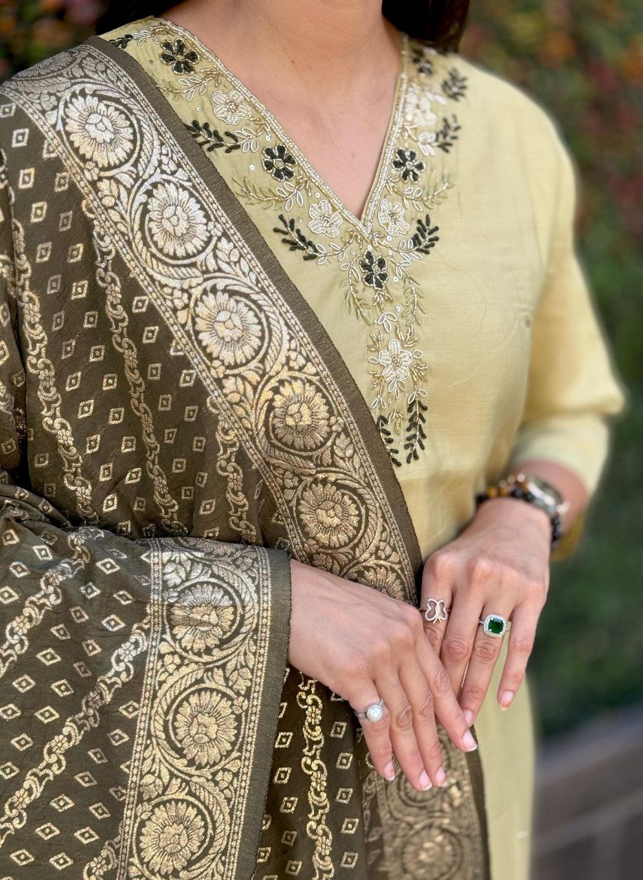 Designers Kurti Pent Dupatta Set