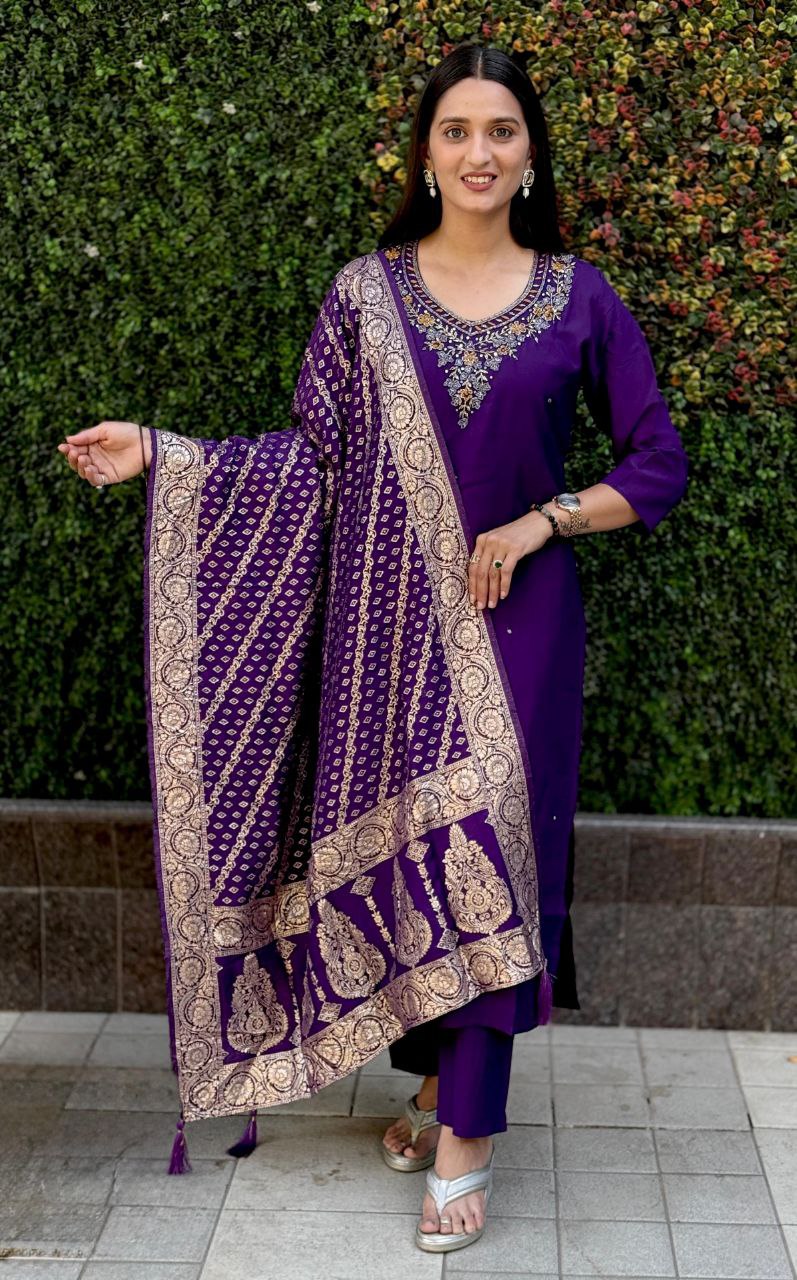 Designers Kurti Pent Dupatta Set