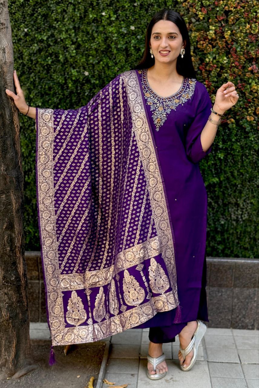 Designers Kurti Pent Dupatta Set