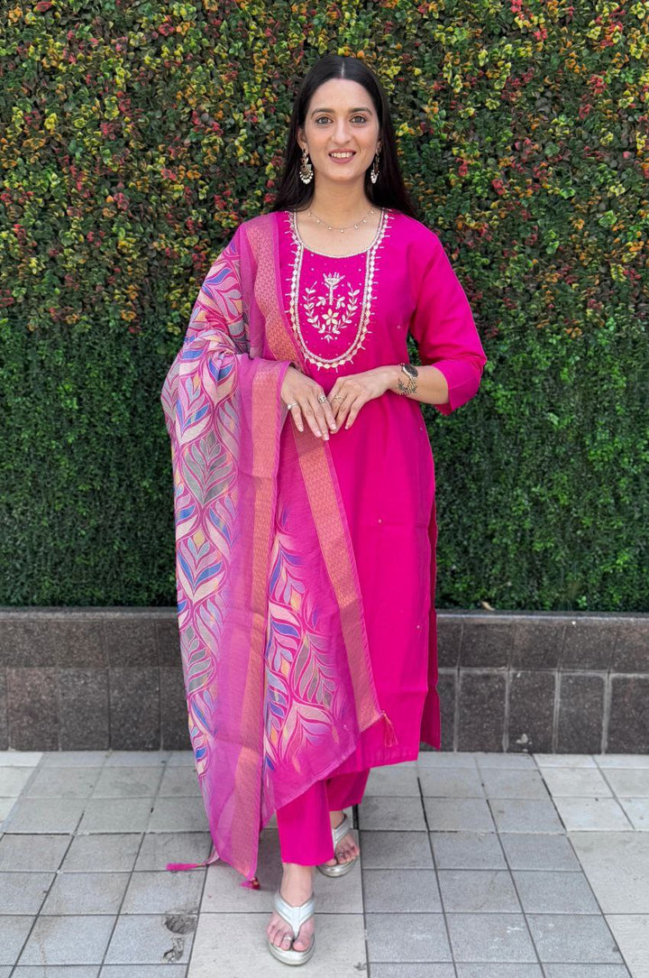 Designers Kurti Pent Dupatta Set
