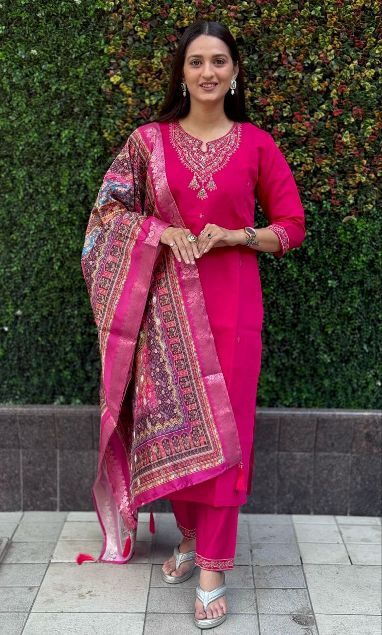 Designers Kurti Pent Dupatta Set