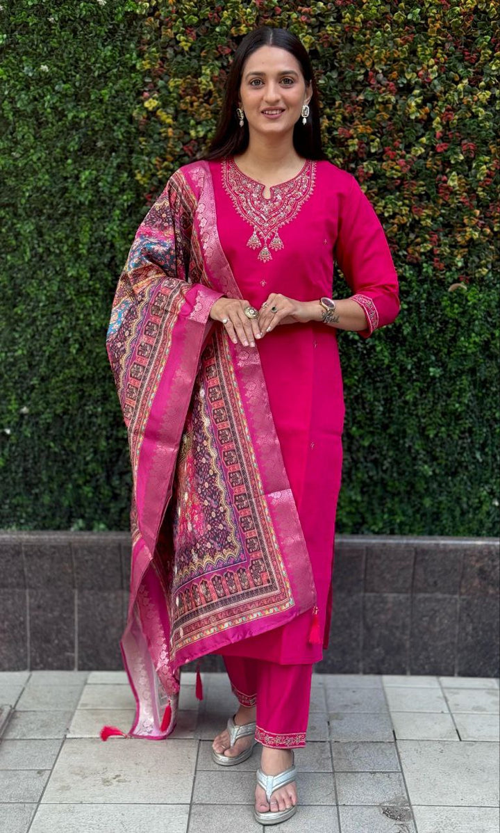 Designers Kurti Pent Dupatta Set
