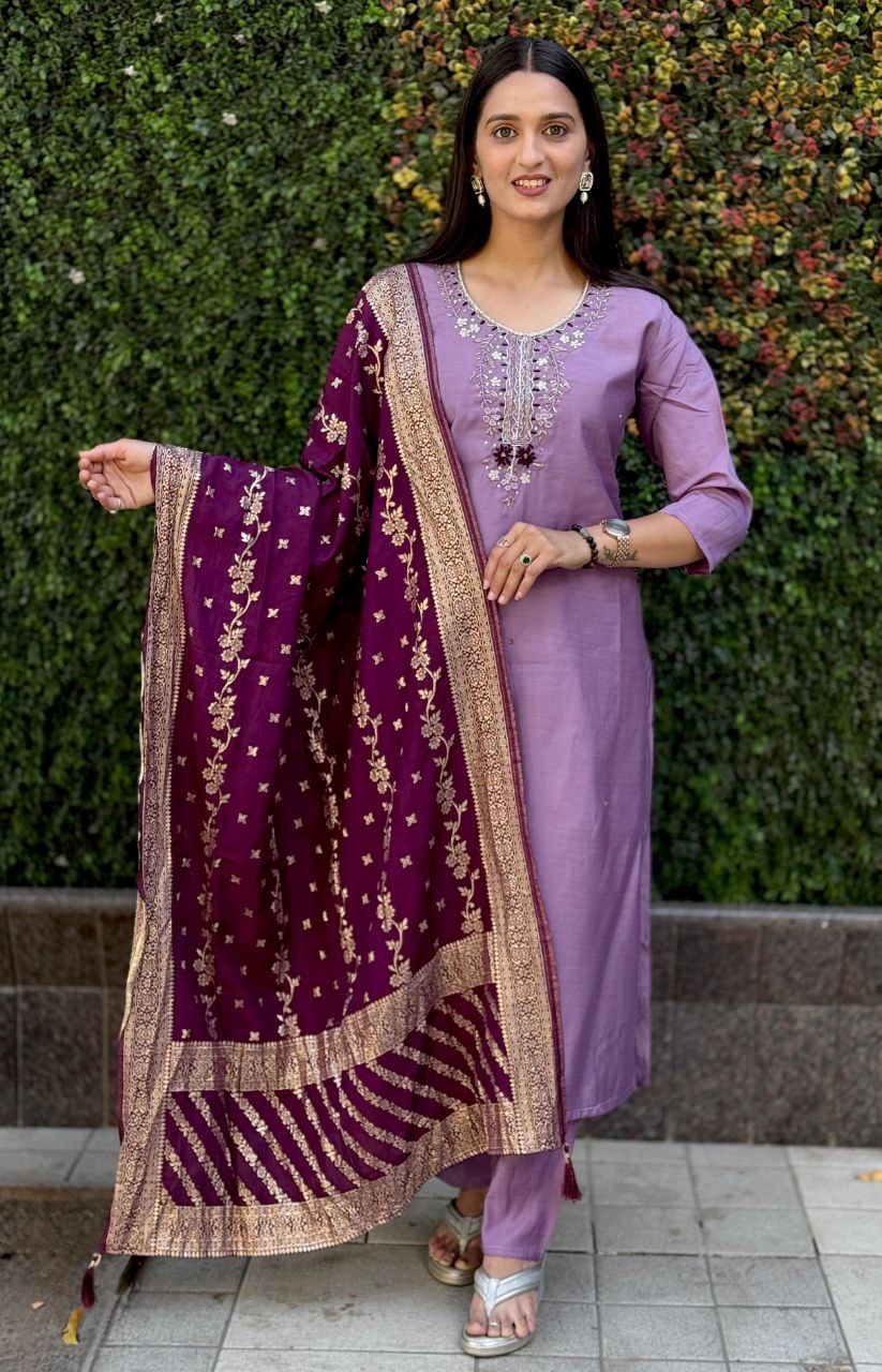 Designers Kurti Pent Dupatta Set