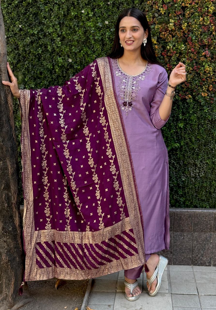 Designers Kurti Pent Dupatta Set