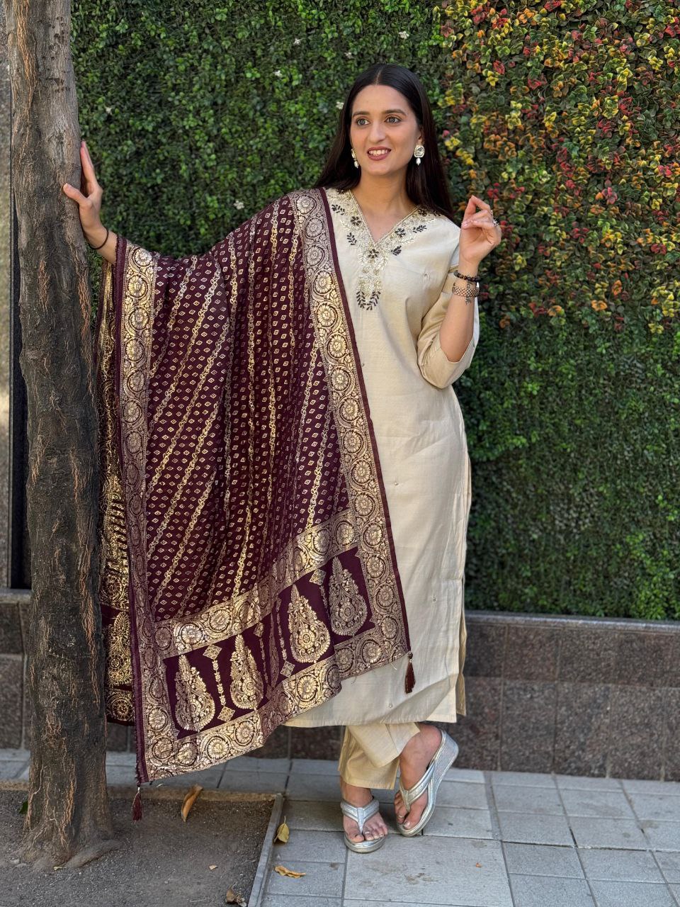 Designers Kurti Pent Dupatta Set