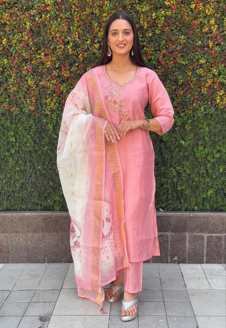 Designers Kurti Pent Dupatta Set