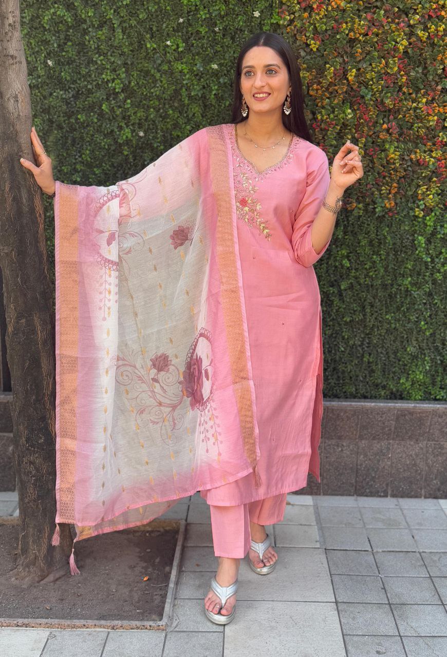 Designers Kurti Pent Dupatta Set