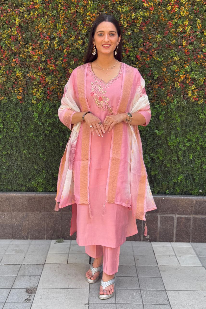 Designers Kurti Pent Dupatta Set