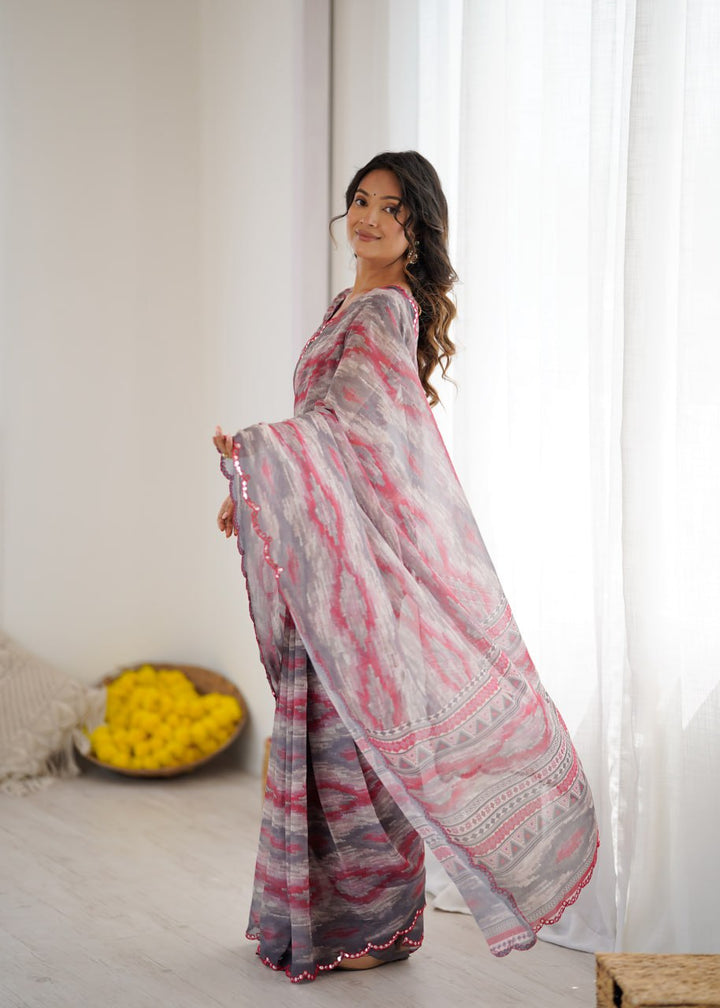 LIGHT COLOR MATCHING SAREE