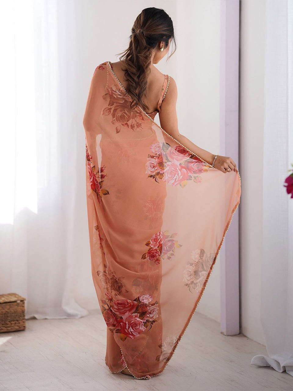FLORAL COLORFULL SAREE