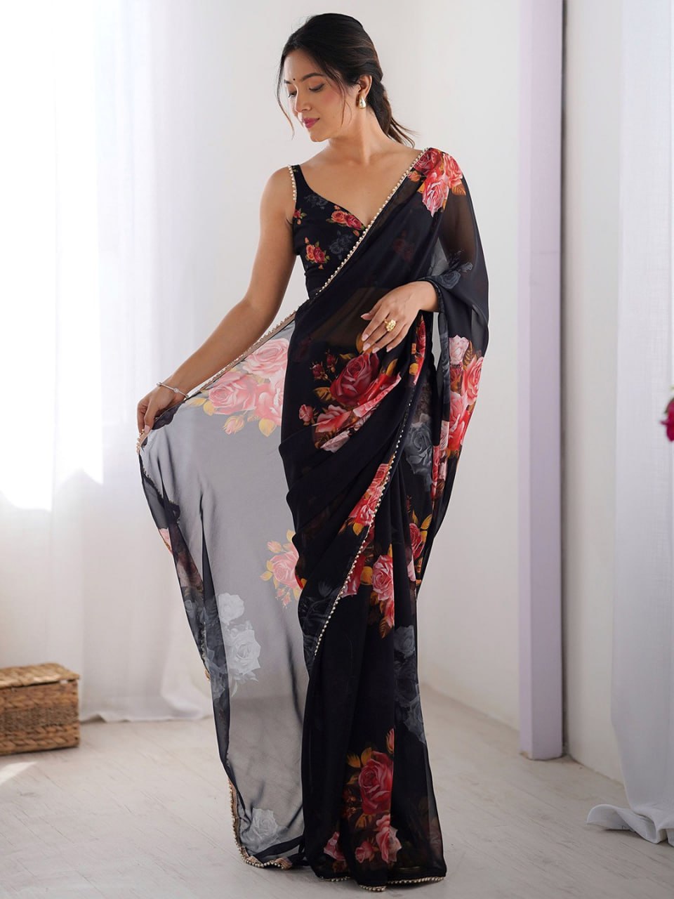 FLORAL COLORFULL SAREE