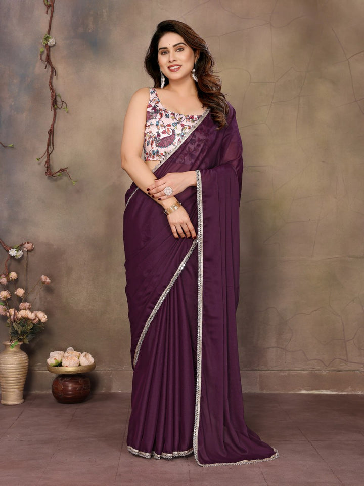 MIRROR WORK SAREES