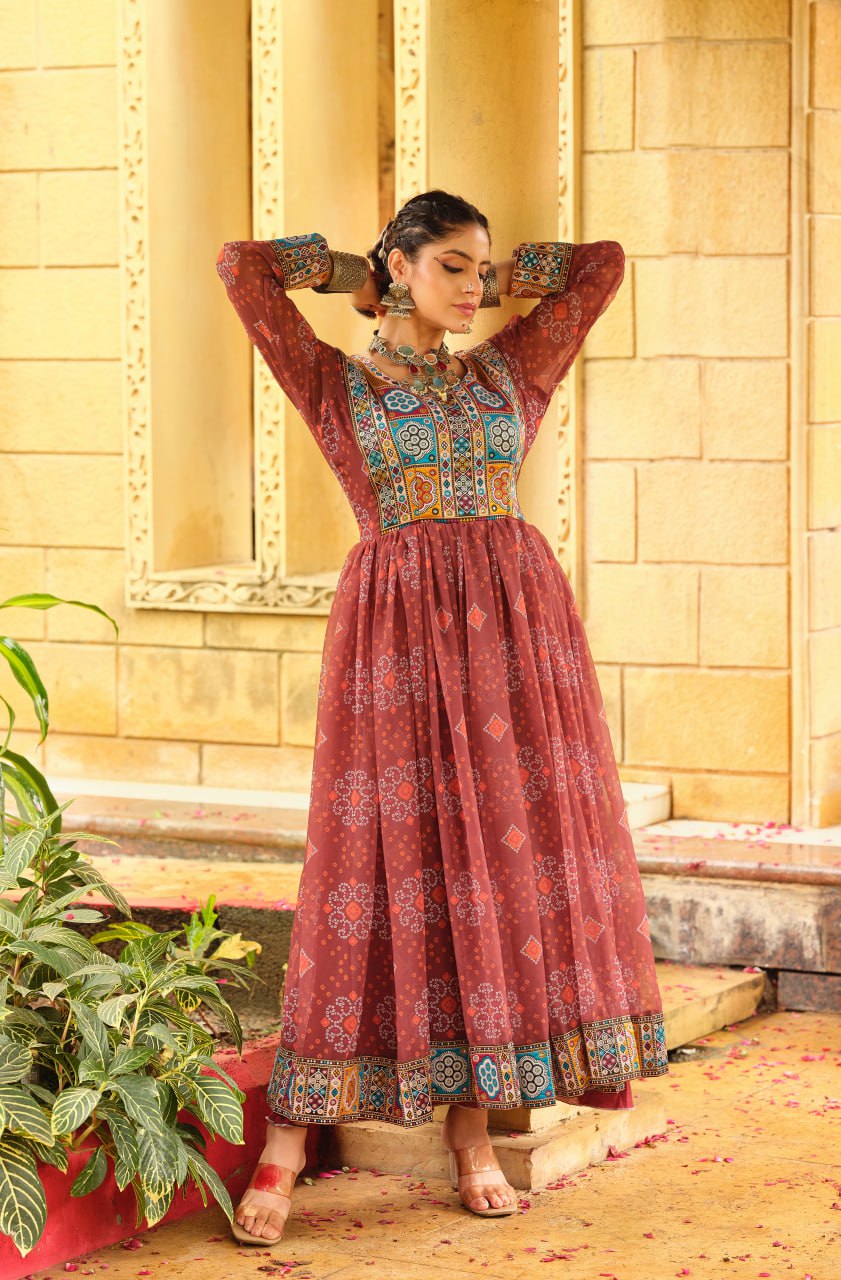 COLORFULL LOOK FOR NAVRATRI