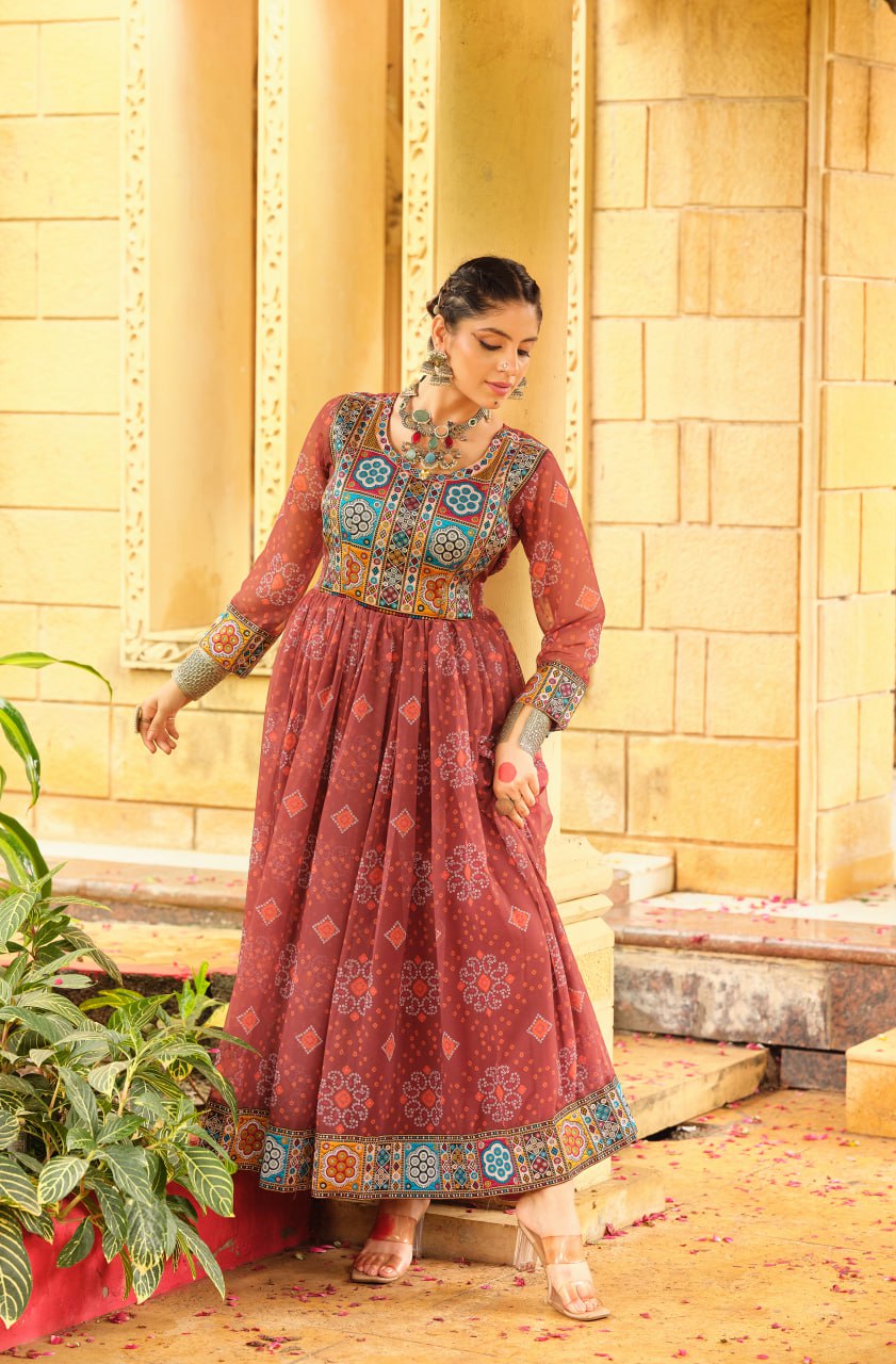 COLORFULL LOOK FOR NAVRATRI