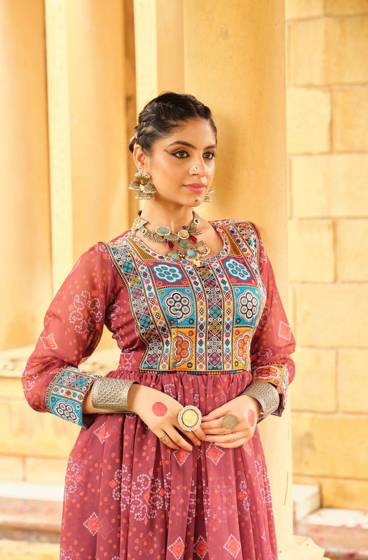 COLORFULL LOOK FOR NAVRATRI